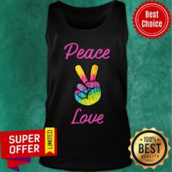 Premium Peace and Love Hippie Tank top