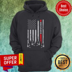 Premium Proud Dispatcher American Flag Hoodie