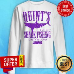 Premium Quint's Shark Fishing Amity Island Jaws Sweatshirt