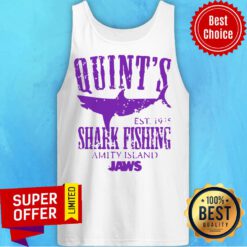 Premium Quint's Shark Fishing Amity Island Jaws Tank Top