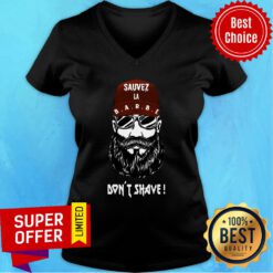 Sauvez LA Barbe Don't Shave V-neck