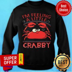 Top Im Feeling A Little Crabby Sweatshirt