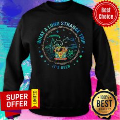 What A Long Strange Trip It's Been Catus Hoodie