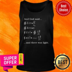 And God Said And There Was Light Tank Top