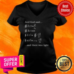 And God Said And There Was Light V-neck