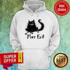 Awesome Black Cat Purr Evil Hoodie