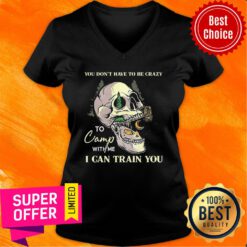 Camping We Can Train You V-neck