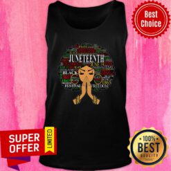 Celebrate Juneteenth 21 Black Festival Freedom Tank Top