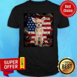 Chihuahua Wings Of Freedom Ameican Flag Shirt