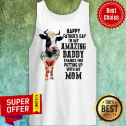 Cow Happy Father'S Day To My Amazing Daddy Tank Top