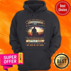 Daddy And Daughter Not Always Eye To Eye Hoodie
