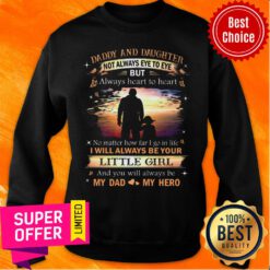 Daddy And Daughter Not Always Eye To Eye Sweatshirt