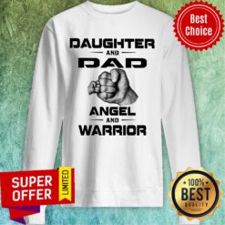 Daughter And Dad Angel And Warrior Sweatshirt