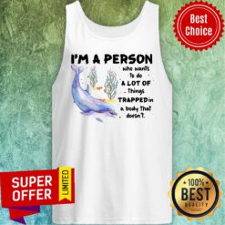 Dolphin Trapped In A Body Dolphin Lover Tank Top