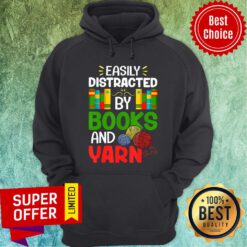 Easily Distracted By Cats And Yarn Hoodie