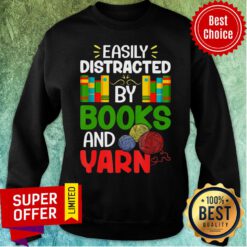 Easily Distracted By Cats And Yarn Sweatshirt