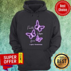 Faith Hope Love Lupus Awareness Hoodie