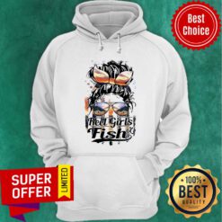 Fishing Reel Girls Fish 2 Sides Hoodie
