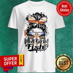 Fishing Reel Girls Fish 2 Sides Shirt