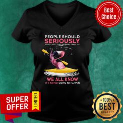 Flamigo People Should Seriously Stop Expecting Normal V-neck