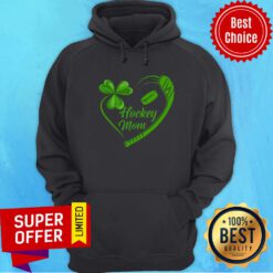 Four Leaf Clover Hockey Mom Crewneck Hoodie