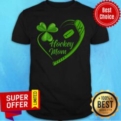 Four Leaf Clover Hockey Mom Crewneck Shirt