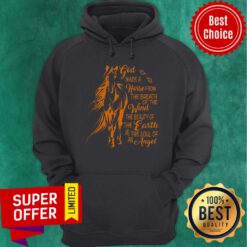 Horse God Made From The Breath Wind Earth Angel Hoodie