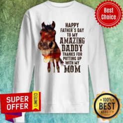 Horse Happy Father'S Day To My Amazing Daddy Sweatshirt