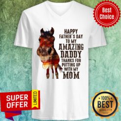Horse Happy Father'S Day To My Amazing Daddy V-neck