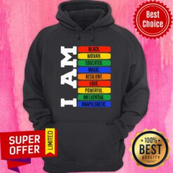I Am Black Woman Educated Magic Resilent Hoodie