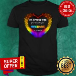 I'm A Proud Wife Husband In Heaven Shirt