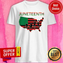 Juneteenth Basketball American Flag Shirt
