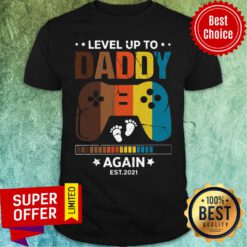 Level Up To Daddy Again Game Shirt