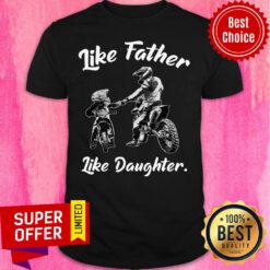 Motocross Dad And Daughter Shirt