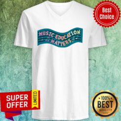 Music Teacher Music Education Matters V-neck