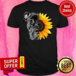 My Pitbull Is A Sunflower Shirt