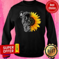 My Pitbull Is A Sunflower Sweatshirt