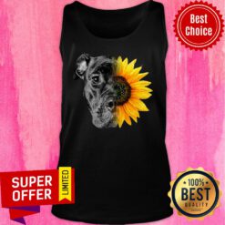 My Pitbull Is A Sunflower Tank Top
