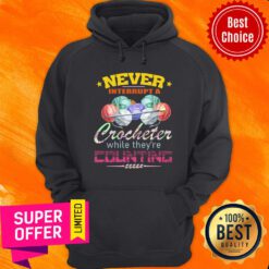 Never Interrupt A Crocheter Counting Hoodie