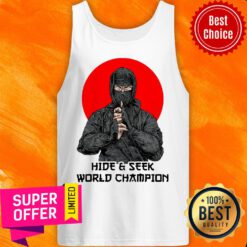 Ninja Hide Seek World Champion Tank Top
