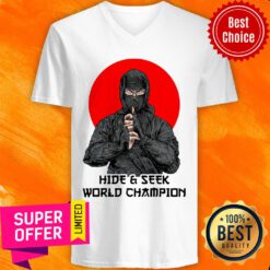 Ninja Hide Seek World Champion V-neck