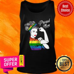 Official Proud Mom LGBT Tank Top