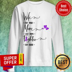 Personalizable Wife Mom Fighter Sweatshirt