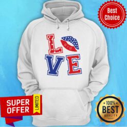 Premium Love American Flag Hoodie