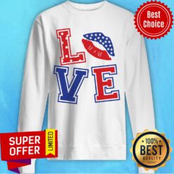 Premium Love American Flag Sweatshirt