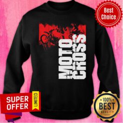 Premium Motocross Red Cross Sweatshirt