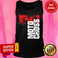 Premium Motocross Red Cross Tank Top