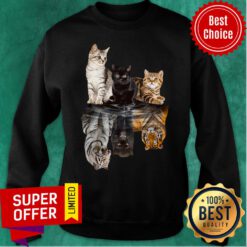 Underwater Cats Shadow Is Tiger And Panther Sweatshirt