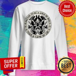 Viking Wolf Of Odin Than A Lamb Of God Sweatshirt