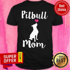 Womens Pitbull Mom Crewneck Shirt